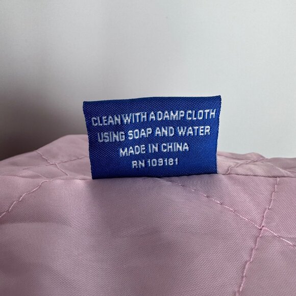 Outdoor Habitat Toddler Light Pink Moto‎ Jacket Size 2T USA Embroidered Eagle - Picture 7 of 10